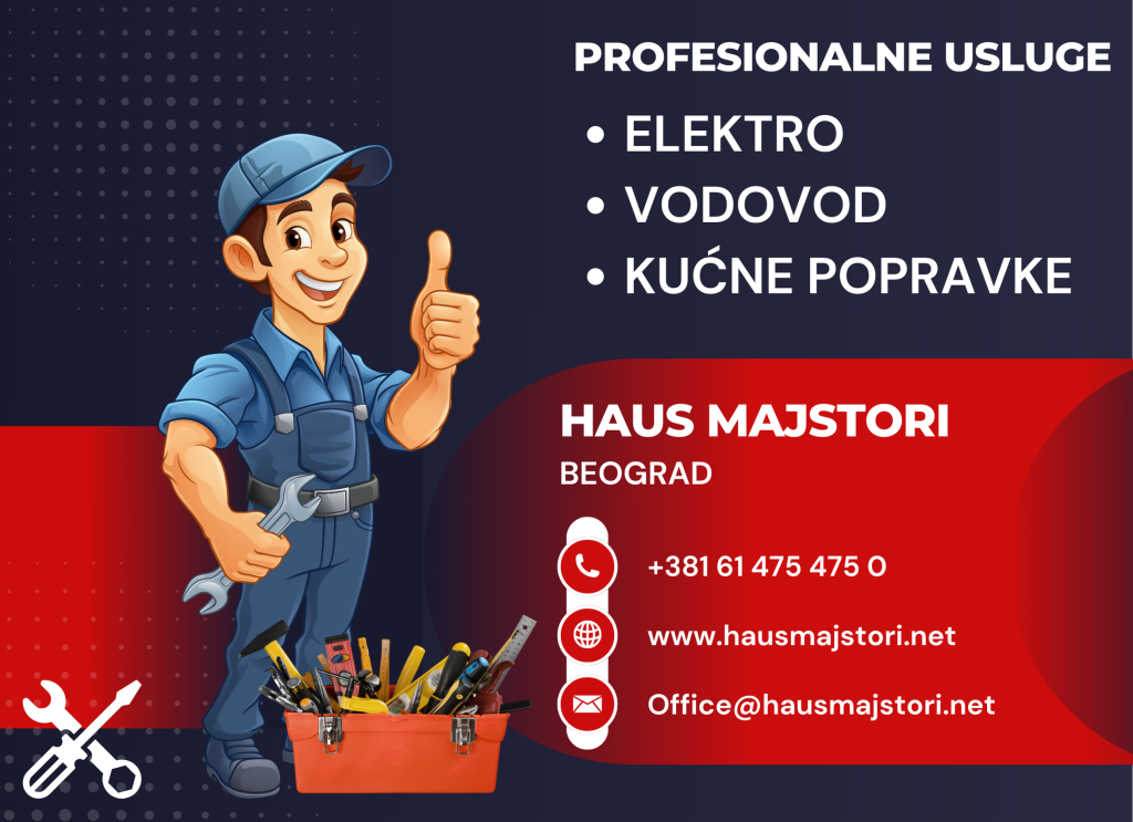 Haus majstori u Beogradu na vodi otklanja curenje ispod sudopere