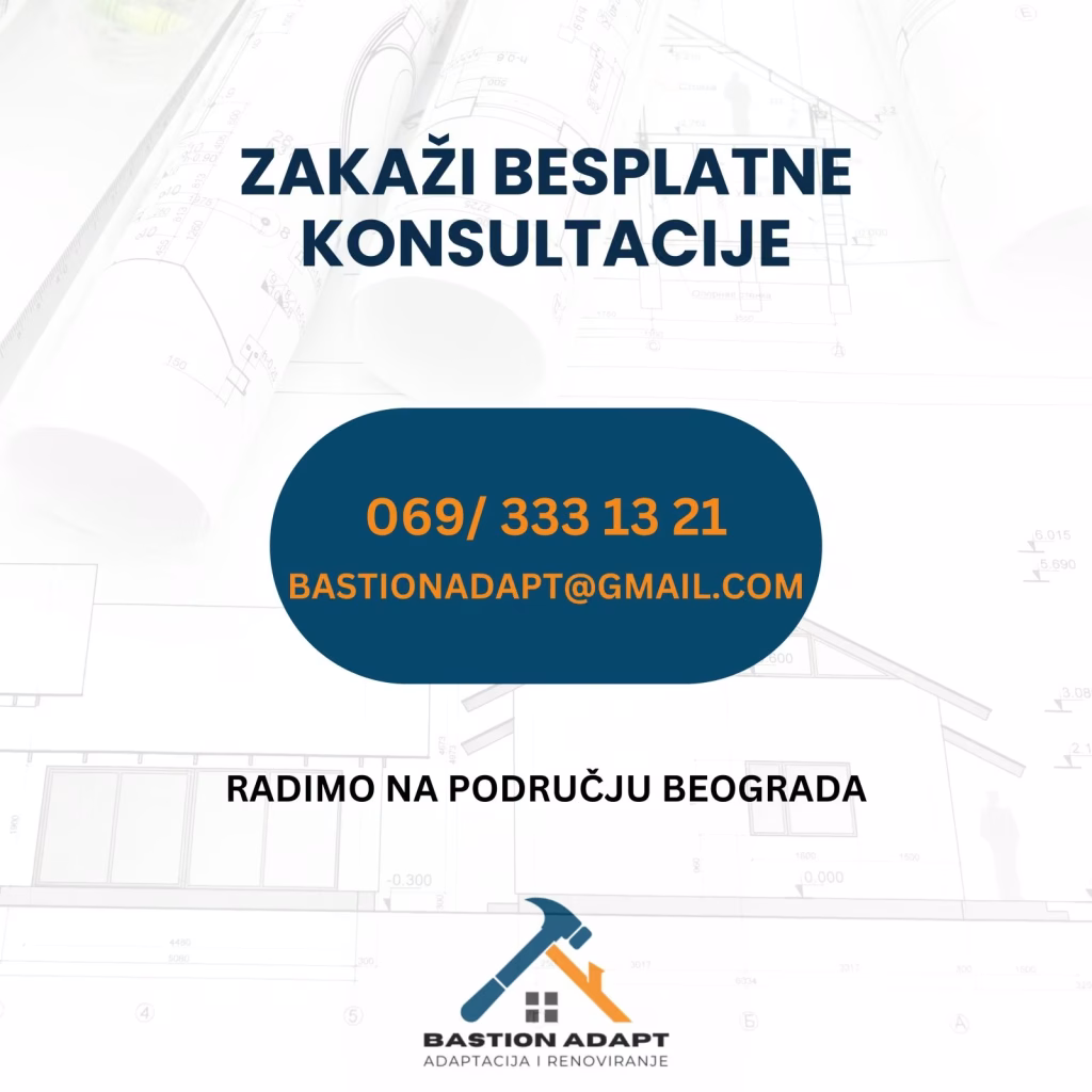 Grafika Bastion Adapt za keramičarske radove u Surčinu sa kontaktom za besplatne konsultacije