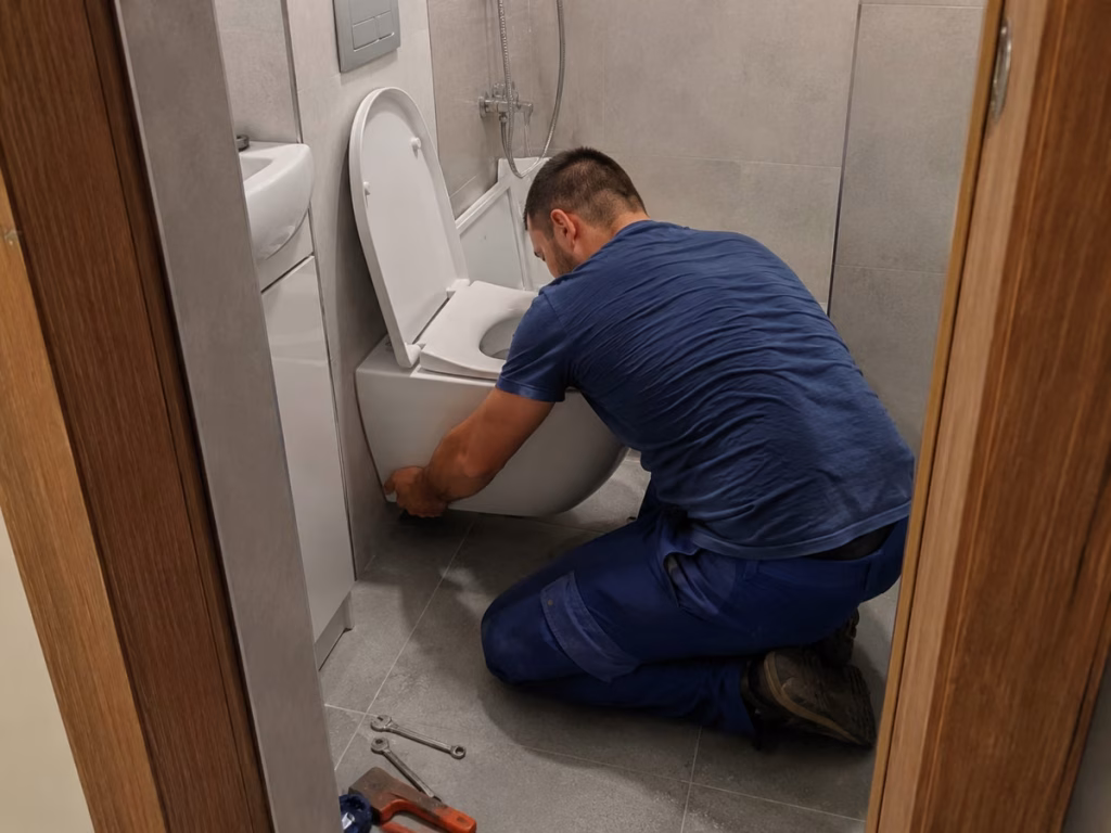 Montaža WC šolje na Novom Beogradu sa vodoinstalaterom u kupatilu